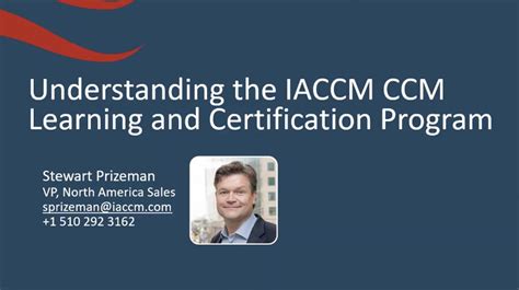 IACCM’s Contract and Commercial Management (CCM) Learning and.